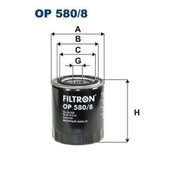 Olejový filter FILTRON OP 580/8