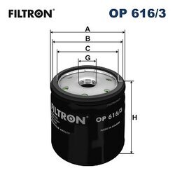 Olejový filter FILTRON OP 616/3