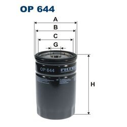 Olejový filter FILTRON OP 644
