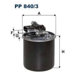 Palivový filter FILTRON PP 840/3