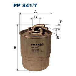 Palivový filter FILTRON PP 841/7