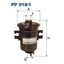 Palivový filter FILTRON PP 918/1