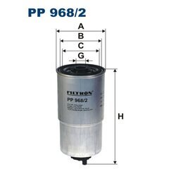 Palivový filter FILTRON PP 968/2