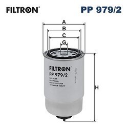 Palivový filter FILTRON PP 979/2