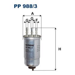Palivový filter FILTRON PP 988/3