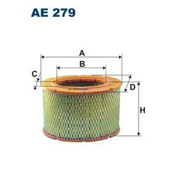 Vzduchový filter FILTRON AE 279