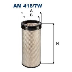 Filter sekundárneho vzduchu FILTRON AM 416/7W