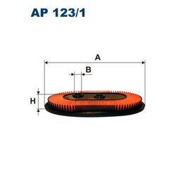 Vzduchový filter FILTRON AP 123/1