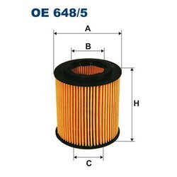 Olejový filter FILTRON OE 648/5