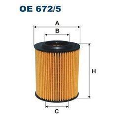 Olejový filter FILTRON OE 672/5