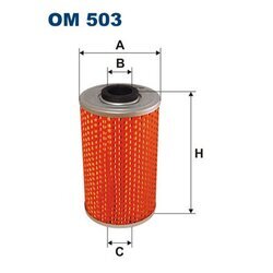 Olejový filter FILTRON OM 503