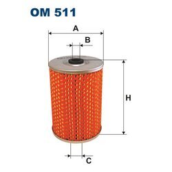Olejový filter FILTRON OM 511