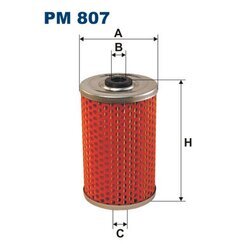 Palivový filter FILTRON PM 807