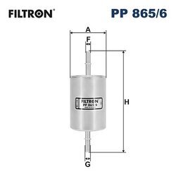 Palivový filter FILTRON PP 865/6