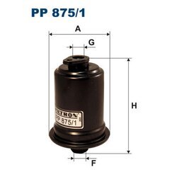 Palivový filter FILTRON PP 875/1