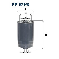 Palivový filter FILTRON PP 979/6