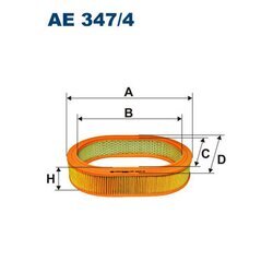 Vzduchový filter FILTRON AE 347/4