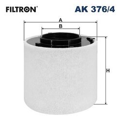 Vzduchový filter FILTRON AK 376/4
