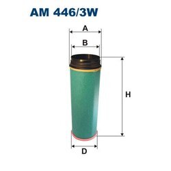 Filter sekundárneho vzduchu FILTRON AM 446/3W