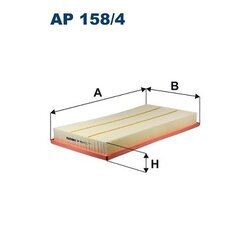 Vzduchový filter FILTRON AP 158/4