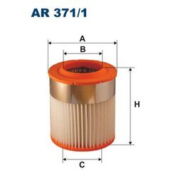 Vzduchový filter FILTRON AR 371/1
