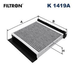 Filter vnútorného priestoru FILTRON K 1419A