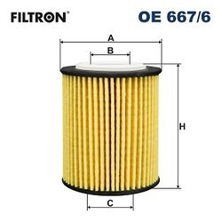 Olejový filter FILTRON OE 667/6