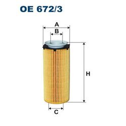 Olejový filter FILTRON OE 672/3