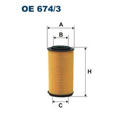Olejový filter FILTRON OE 674/3
