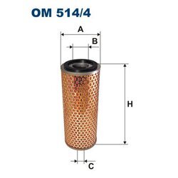 Olejový filter FILTRON OM 514/4