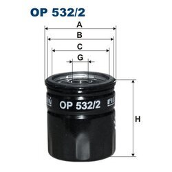 Olejový filter FILTRON OP 532/2
