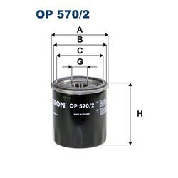 Olejový filter FILTRON OP 570/2