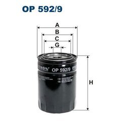 Olejový filter FILTRON OP 592/9