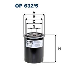 Olejový filter FILTRON OP 632/5