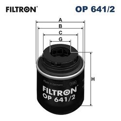 Olejový filter FILTRON OP 641/2