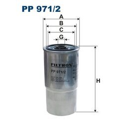 Palivový filter FILTRON PP 971/2