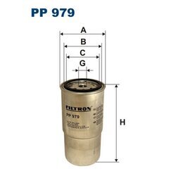 Palivový filter FILTRON PP 979