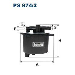 Palivový filter FILTRON PS 974/2