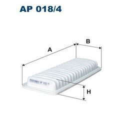 Vzduchový filter FILTRON AP 018/4