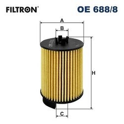 Olejový filter FILTRON OE 688/8
