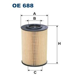 Olejový filter FILTRON OE 688