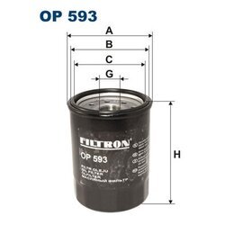 Olejový filter FILTRON OP 593