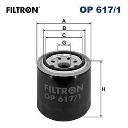 Olejový filter FILTRON OP 617/1