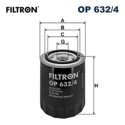 Olejový filter FILTRON OP 632/4