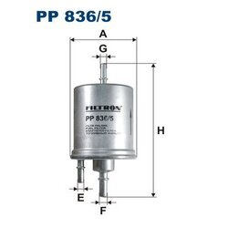 Palivový filter FILTRON PP 836/5