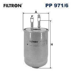 Palivový filter FILTRON PP 971/6