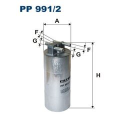 Palivový filter FILTRON PP 991/2