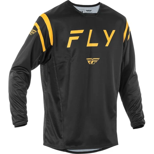 Čierna/zlatá FLY RACING 378-520M dres KINETIC CENTRE, USA 2025, veľkosť M)