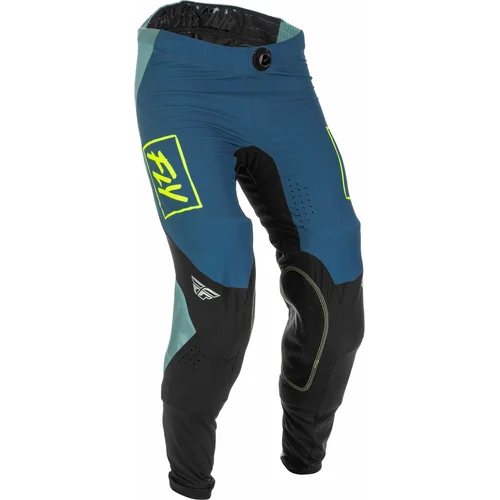 Nohavice LITE FLY RACING 375-73130 USA 2022, (sivá/tyrkysová/hi-vis, veľkosť 30)