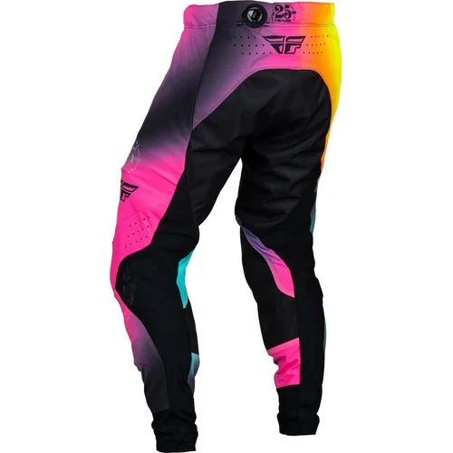Nohavice LITE LE LEGACY (ružová/modrá, hi-vis, veľkosť 36) (FLY RACING) - obr. 1